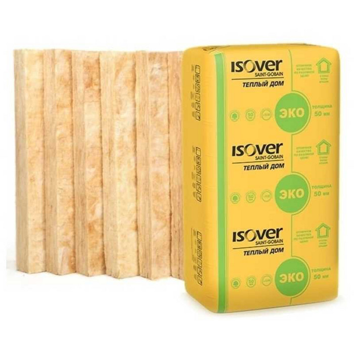 Утеплитель Isover Изовер Тёплый Дом Плита 50х610х1170 в Усть луге